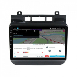 Navigatie dedicata cu Android VW Touareg 7P 2010 - 2018, 4GB RAM, Radio GPS Dual Zone, Display HD IPS 9" Touchscreen, Internet Wi-Fi si slot SIM 4G, Bluetooth, MirrorLink, USB, Waze