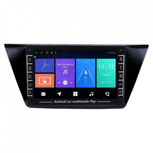 Navigatie dedicata cu Android VW Touran III dupa 2015, 1GB RAM, Radio GPS Dual Zone, Display HD IPS 8" Touchscreen, Internet Wi-Fi, Bluetooth, MirrorLink, USB, Waze