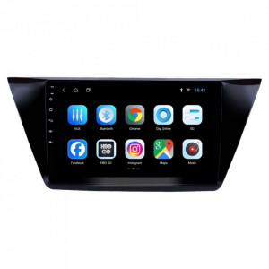 Navigatie dedicata cu Android VW Touran III dupa 2015, 1GB RAM, Radio GPS Dual Zone, Display HD 10" Touchscreen, Internet Wi-Fi, Bluetooth, MirrorLink, USB, Waze