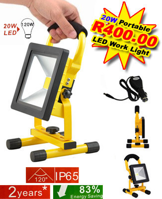 led work light battery powered