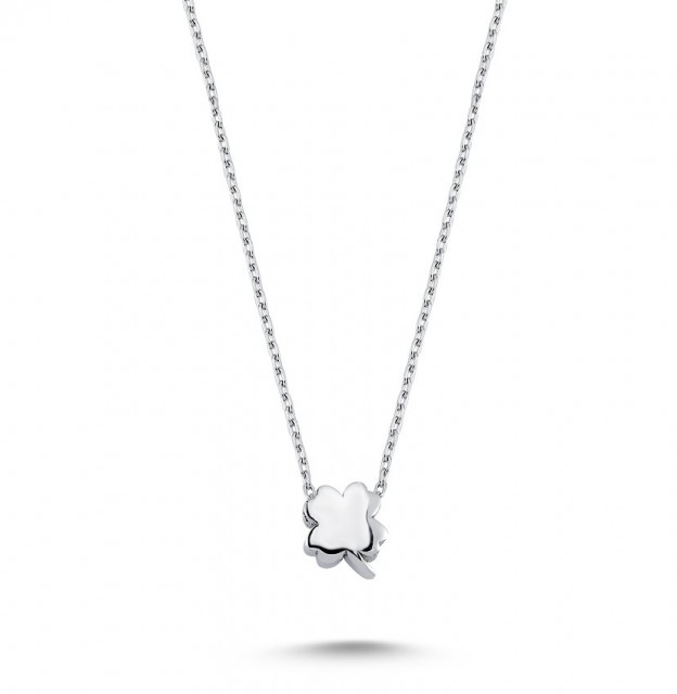 Chanel Clover Pendant Sterling Silver Necklace Silvery ref.534125 - Joli  Closet