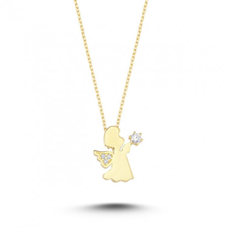 Angel Necklace Pendant Sterling Silver 925