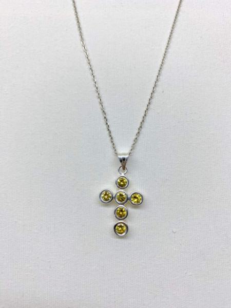 Cross Design Necklace Wholesale Sterling Silver 925