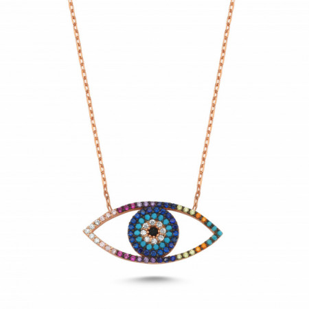 Evil Eye Turkish Necklace Wholesale Silver 925