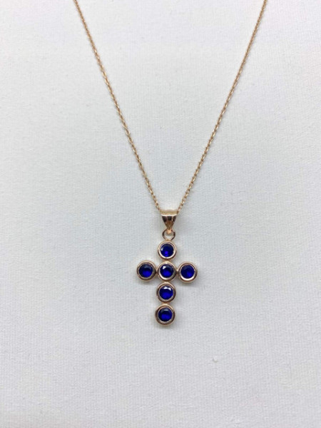 Cross Design Necklace Wholesale Sterling Silver 925
