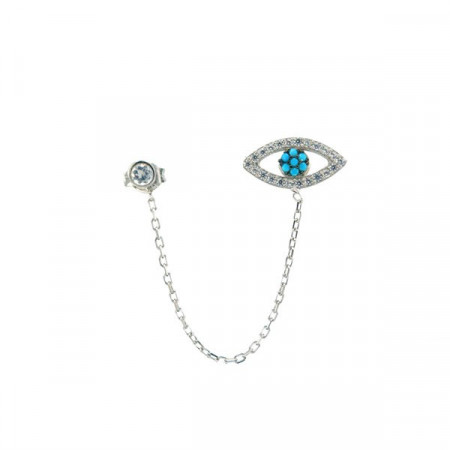 Evil Eye Turkish Earring Wholesale Sterling 925 Silver