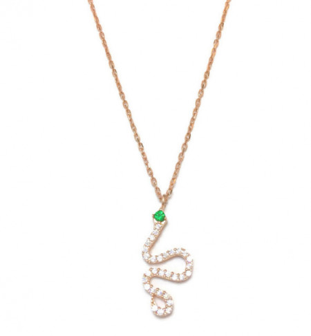 Snake Design Wholesale Turkish Silver Necklace