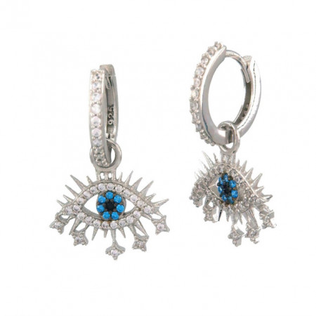 Evil Eye Turkish Earring Wholesale Sterling 925 Silver