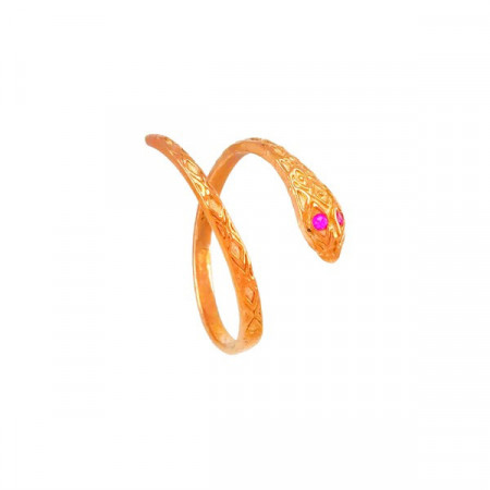 rose gold snake ring