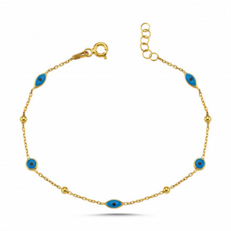 Wholesale Evil Eye 925 Turkish Silver Bracelet