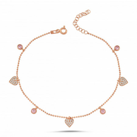 Anklet Charm Bracelet Wholesale Turkish Sterling Silver