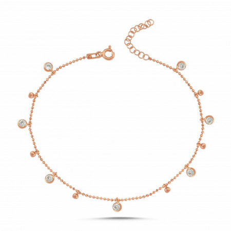 Anklet Charm Bracelet Wholesale Turkish Sterling Silver