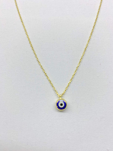 Cz Evil Eye Turkish Necklace Wholesale Silver 925