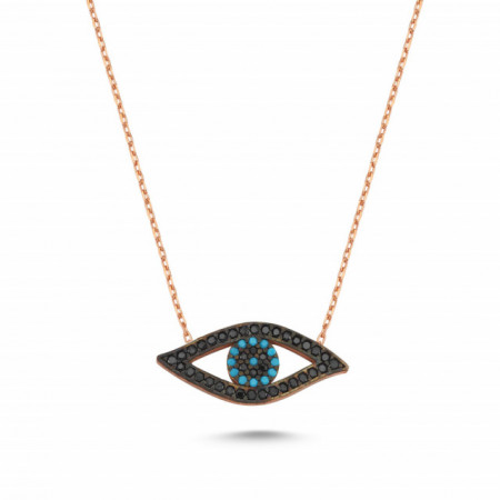 Evil Eye Turkish Wholesale Sterling Silver Necklace