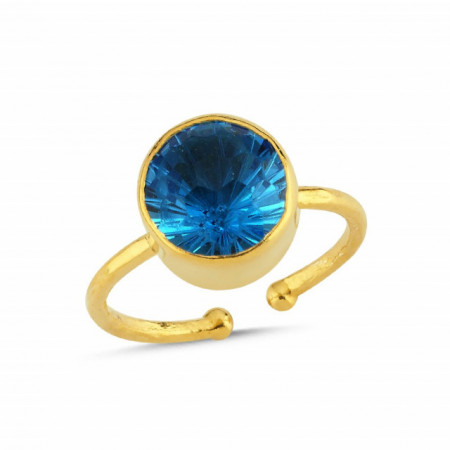 Colorful Gemstone Rings Turkish 925 Silver Wholesale