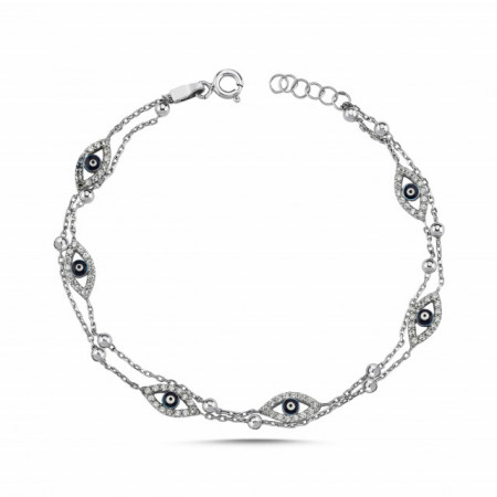 Evil Eye Wholesale 925 Turkish Silver Bracelet