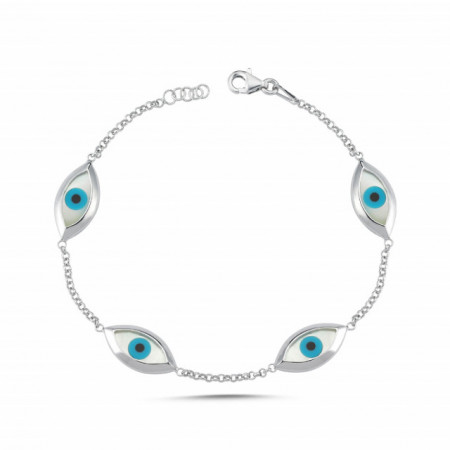 Beads Bracelet Sterling Silver / S/M