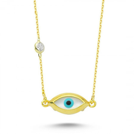 Mother of Pearl Evil Eye Wholesale Necklace 