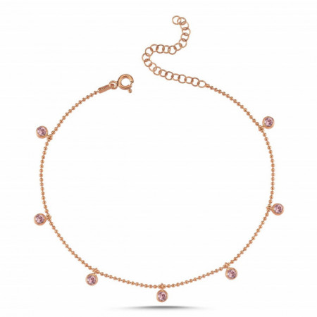 Anklet Charm Bracelet Wholesale Turkish Sterling Silver