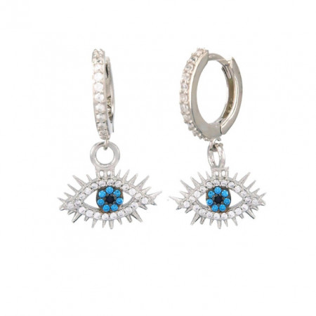 Evil Eye Turkish Earring Wholesale Sterling 925 Silver