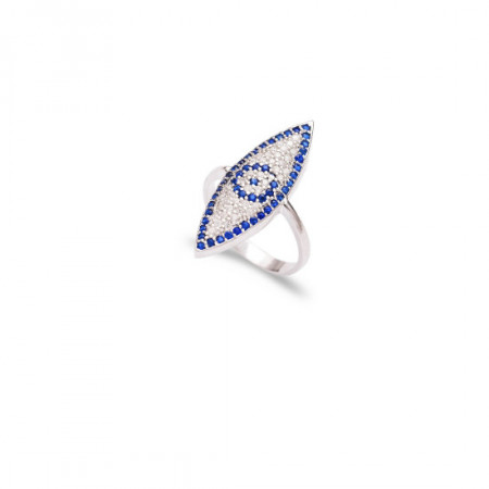 Evil Eye Wholesale 925 Turkish Silver Rings