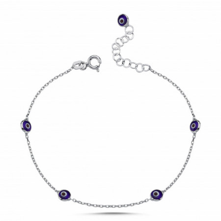 Evil Eye Wholesale 925 Turkish Silver Bracelet