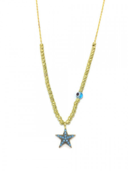 Star Design Wholesale Turkish Evil Eye Necklace