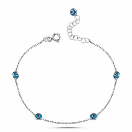 Evil Eye Wholesale 925 Turkish Silver Bracelet