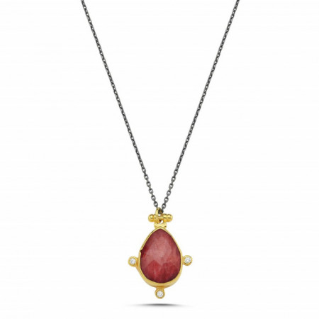 Natural Stone Necklace Pendant Wholesale Sterling 925 Silver