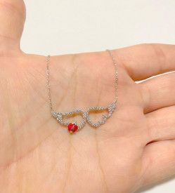Angel Necklace Pendant Sterling Silver 925