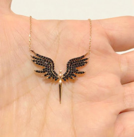 Angel Necklace Pendant Sterling Silver 925