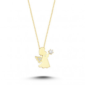 Angel Necklace Pendant Sterling Silver 925