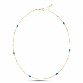 Evil Eye Sterling Silver Chain Wholesale Necklace