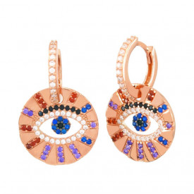 Evil Eye Turkish Earring Wholesale Sterling 925 Silver