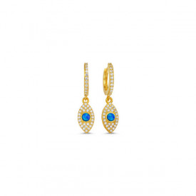 Evil Eye Turkish Earring Wholesale Sterling 925 Silver