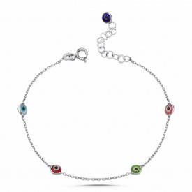 Evil Eye Wholesale 925 Turkish Silver Bracelet