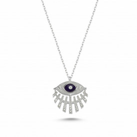 Wholesale Turkish Dark Blue Evil Eye Necklace