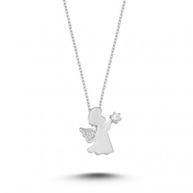 Angel Necklace Pendant Sterling Silver 925