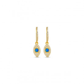 Evil Eye Turkish Earring Wholesale Sterling 925 Silver