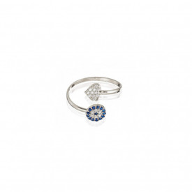 Evil Eye Wholesale 925 Turkish Silver Rings