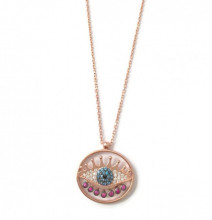 Rose Gold Evil Eye Turkish Wholesale Necklace Silver 925