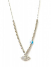 wholesale bead evil eye necklace 