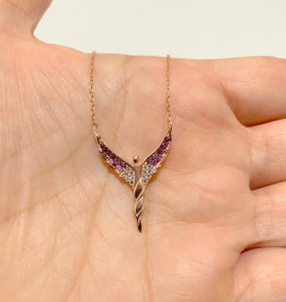 Angel Necklace Pendant Sterling Silver 925