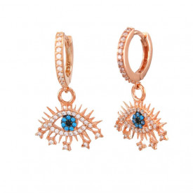 Evil Eye Turkish Earring Wholesale Sterling 925 Silver