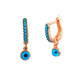 Evil Eye Turkish Earring Wholesale Sterling 925 Silver