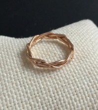 Handknitted Turkish Rings Wholesale Rose Gold Minimal Silver 925