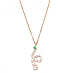 Snake Design Wholesale Turkish Silver Necklace