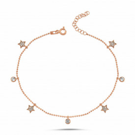 Anklet Charm Bracelet Wholesale Turkish Sterling Silver