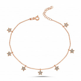 Anklet Charm Bracelet Wholesale Turkish Sterling Silver