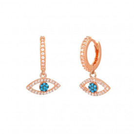 Evil Eye Turkish Earring Wholesale Sterling 925 Silver
